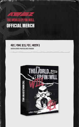 ATEEZ - THE WORLD EP.FIN : WILL OFFICIAL MERCH MD HARDCOVER PHOTOCARD BINDER