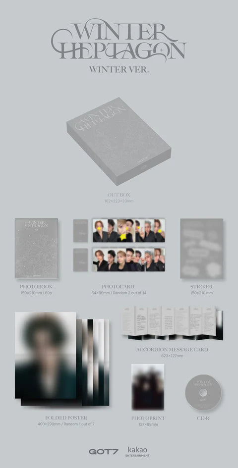 GOT7 - WINTER HEPTAGON MINI ALBUM