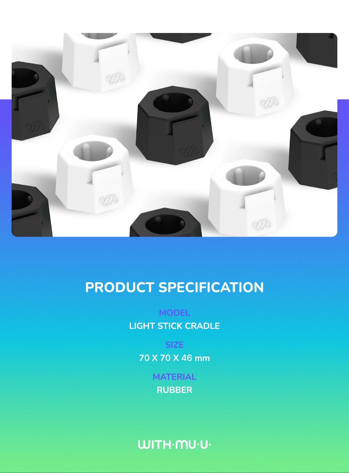 WITHMUU LIGHT STICK CRADLE