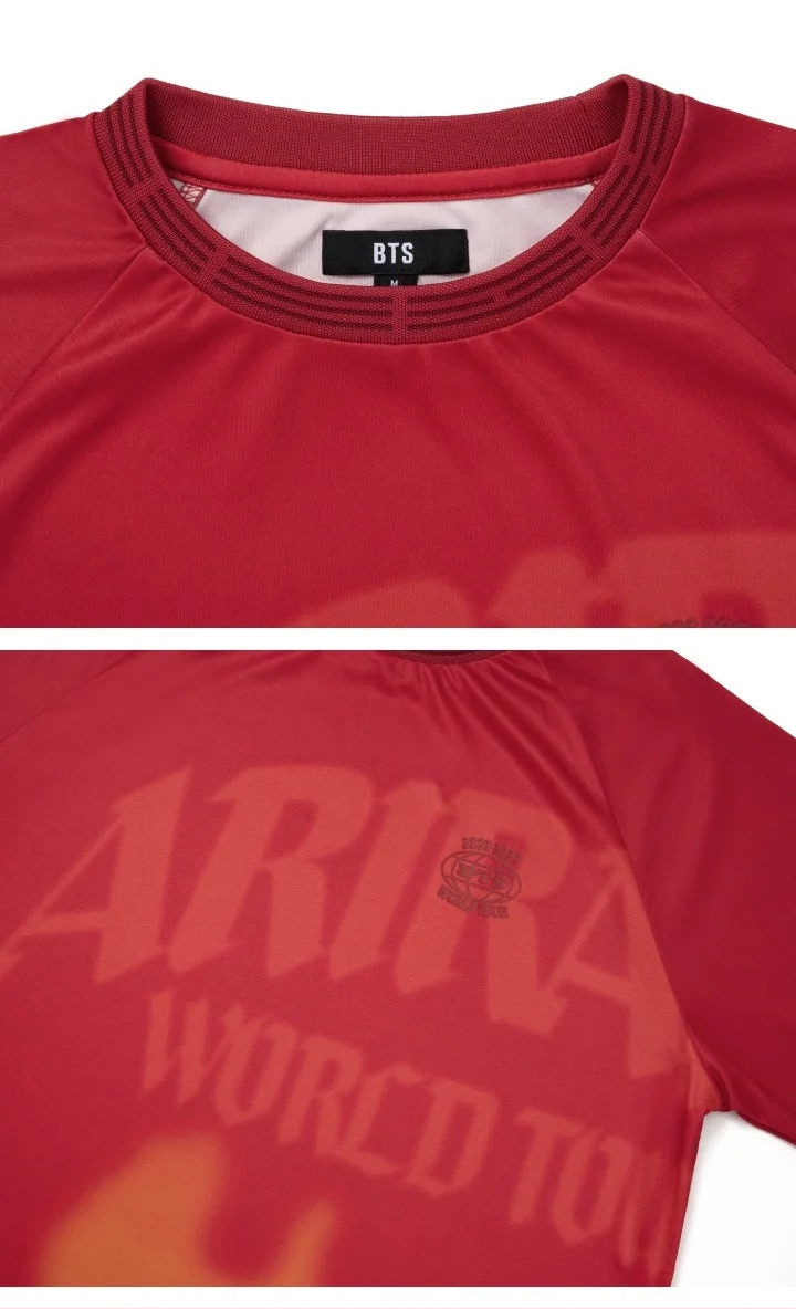 BTS - ARIRANG 2ND DROP WORLD TOUR MD LONG SLEEVE T-SHIRT (RED)
