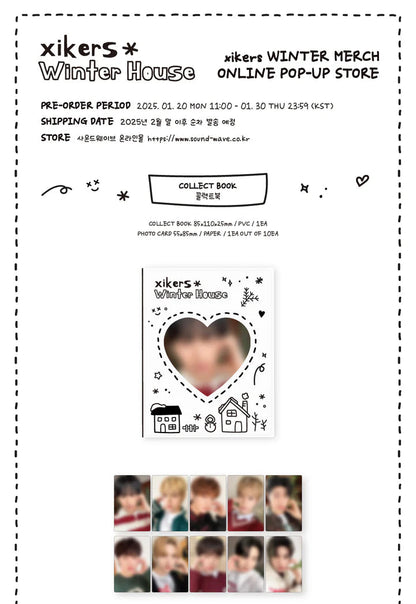 (PRE-ORDER) XIKERS - WINTER HOUSE OFFICIAL MD COLLECT BOOK