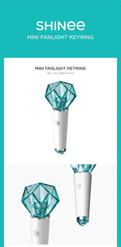SHINEE - MINI FANLIGHT KEYRING