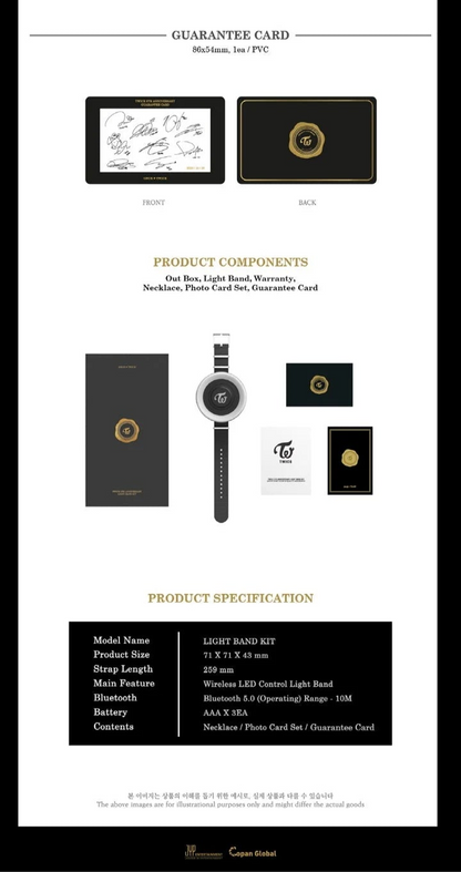 TWICE - OFFICIAL LIGHT BAND KIT