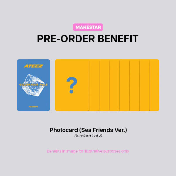 (PRE-ORDER) ATEEZ - GOLDEN HOUR: PART.5 14TH MINI ALBUM