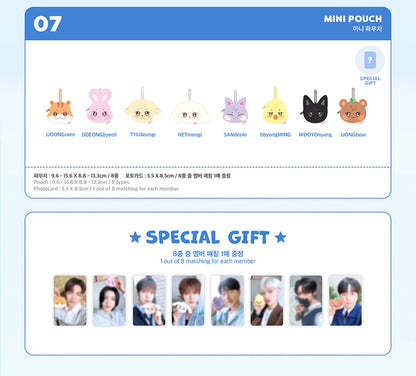 (PRE-ORDER) ANITEEZ (ATEEZ) - IN ICE CITY OFFICIAL MD MINI POUCH