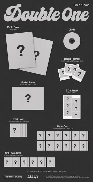 (PRE-ORDER) DOUBLE ONE - XPERT 1ST MINI ALBUM