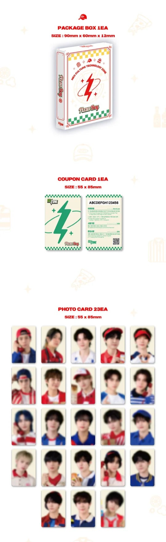 NCT - NCT ZONE COUPON CARD [PIZZA BOY VER.]