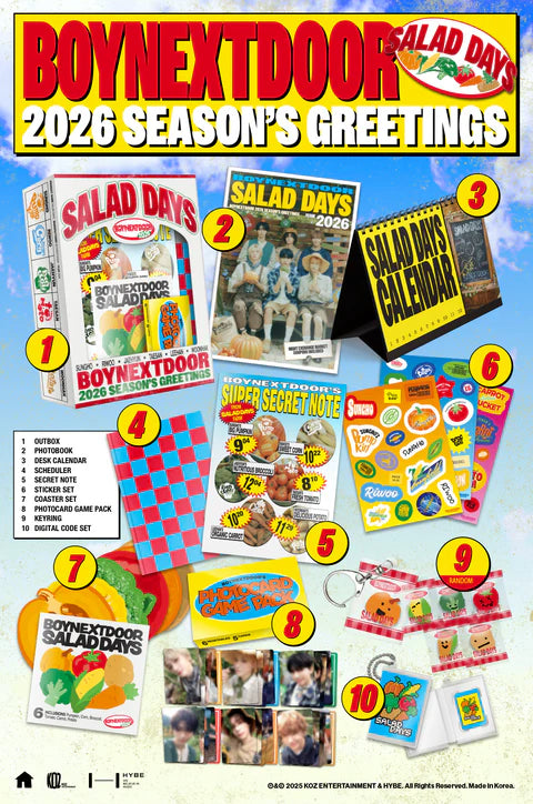 (PRE-ORDER) BOYNEXTDOOR - 2026 SEASON'S GREETINGS [SALAD DAYS]