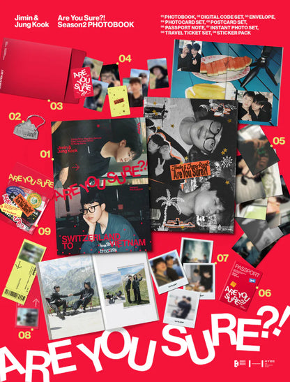 JIMIN X JUNGKOOK (BTS) - ARE YOU SURE?! SEASON 2 PHOTOBOOK