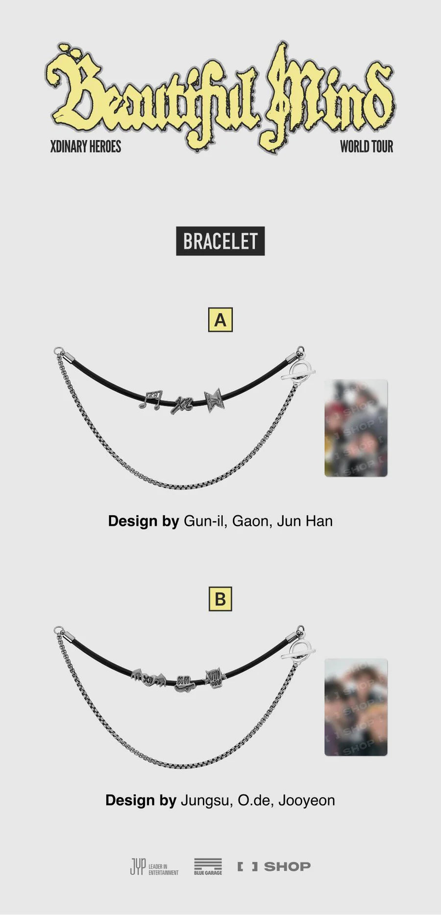 XDINARY HEROES - BEAUTIFUL MIND GIRA MUNDIAL EN SEÚL PULSERA OFICIAL MD