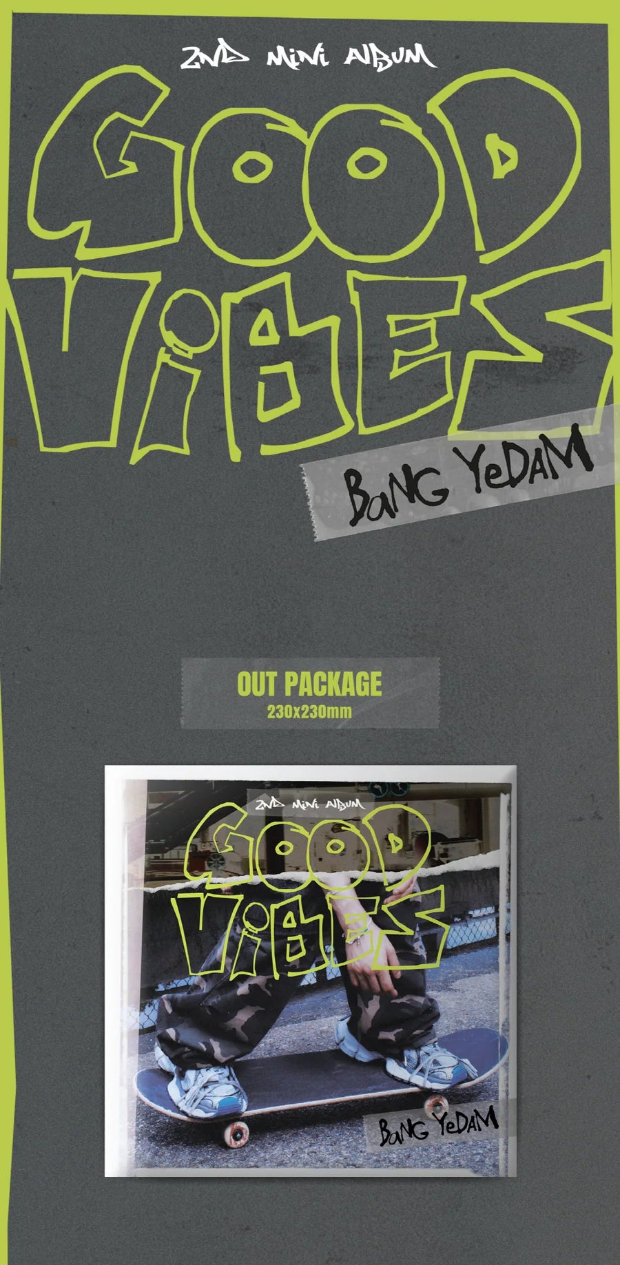 BANG YEDAM - GOOD VIBES 2ND MINI ALBUM