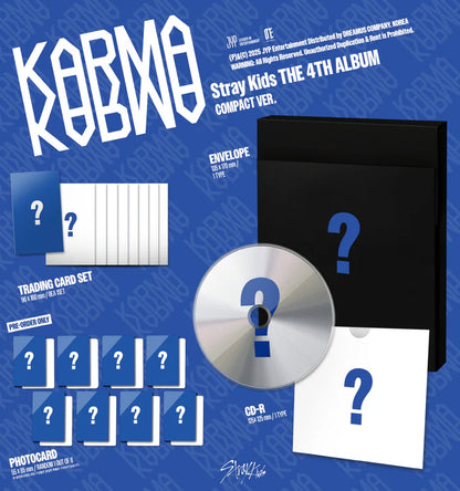 (PRE-ORDER) STRAY KIDS - KARMA 4TH ALBUM [COMPACT VER.]