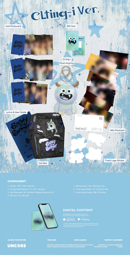CLOSE YOUR EYES - SNOWY SUMMER 2ND MINI ALBUM  [POCA VER.]
