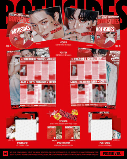 NCT JNJM - BORTH SIDES 1ST MINI ALBUM [POSTER VER.]
