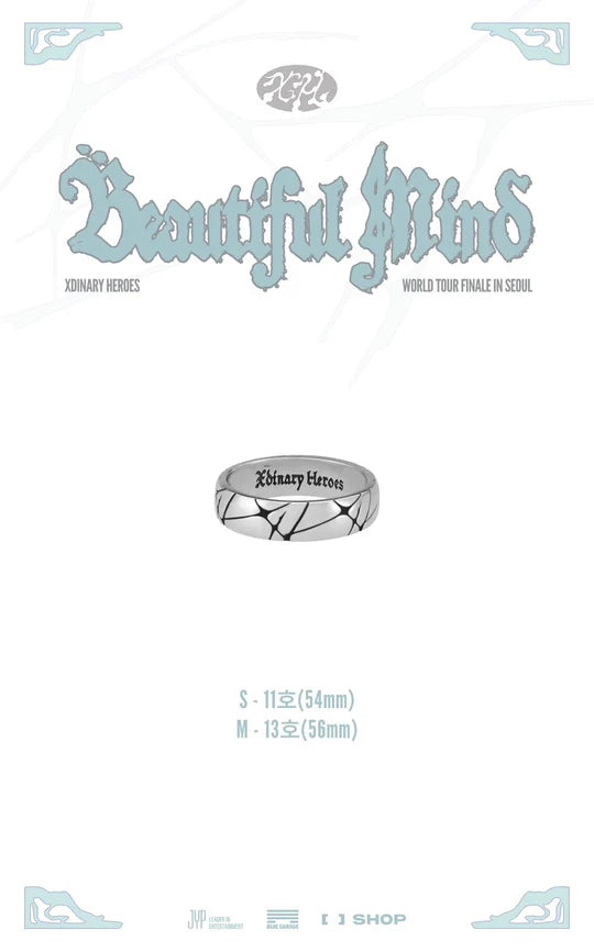 XDINARY HEROES - BEAUTIFUL MIND FINALE MD SILVER RING