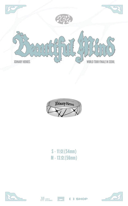 XDINARY HEROES - BEAUTIFUL MIND FINALE MD SILVER RING