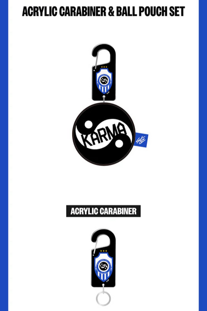 STRAY KIDS - KARMA POP-UP STORE MD ACRYLIC CARABINER & BALL POUCH SET