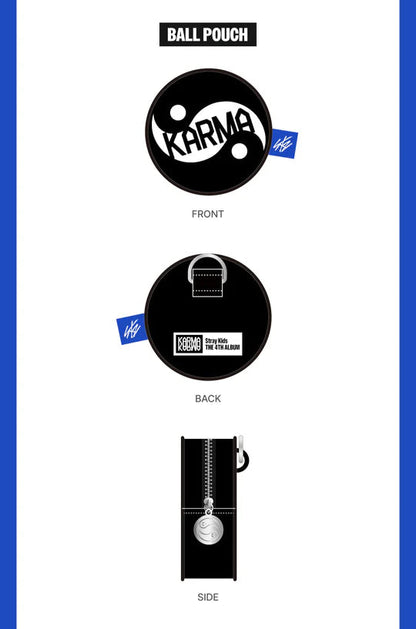 STRAY KIDS - KARMA POP-UP STORE MD ACRYLIC CARABINER & BALL POUCH SET