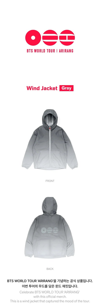 (PRE-ORDER) BTS - ARIRANG WORLD TOUR MD WIND JACKET [RELEASE IN JUNE]