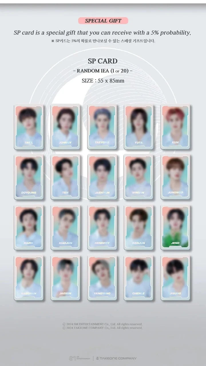 NCT - NCT ZONE COUPON CARD [WHITE ROYAL VER.]