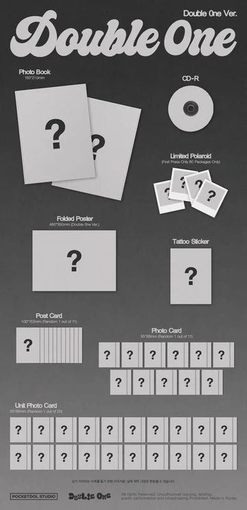 (PRE-ORDER) DOUBLE ONE - XPERT 1ST MINI ALBUM