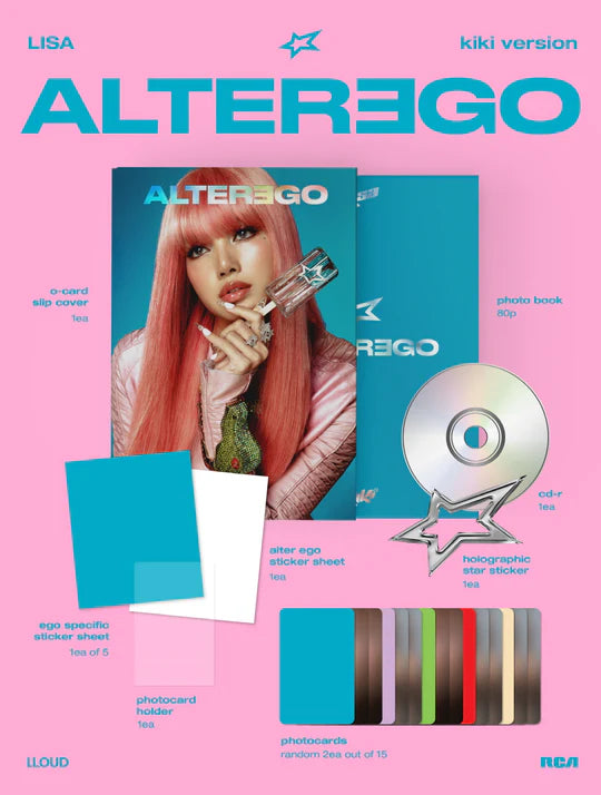 (PRE-ORDER) LISA (BLACKPINK) - ALTER EGO [PHOTOBOOK KIKI VER.]