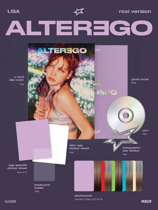 (PRE-ORDER) LISA (BLACKPINK) - ALTER EGO [PHOTOBOOK ROXI VER.]