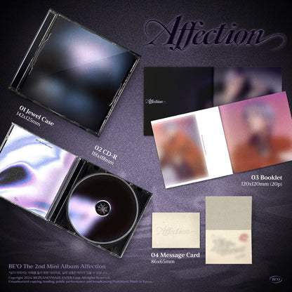 BE'O - AFFECTION 2ND MINI ALBUM [JEWEL VER.]