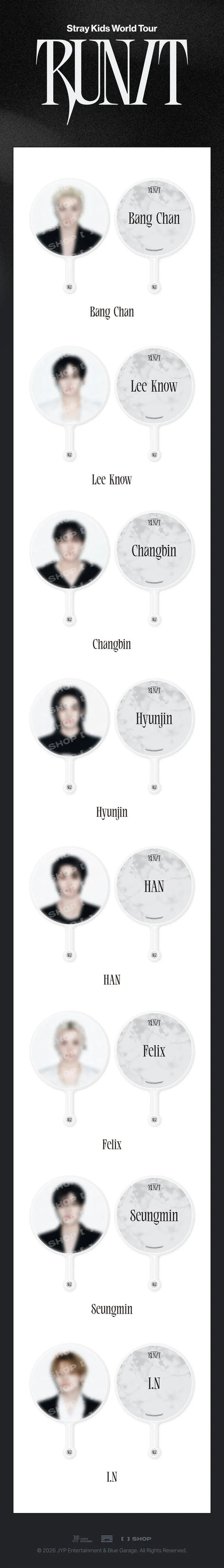 (PRE-ORDER) STRAY KIDS - 2026 RUN IT WORLD TOUR MD IMAGE PICKET