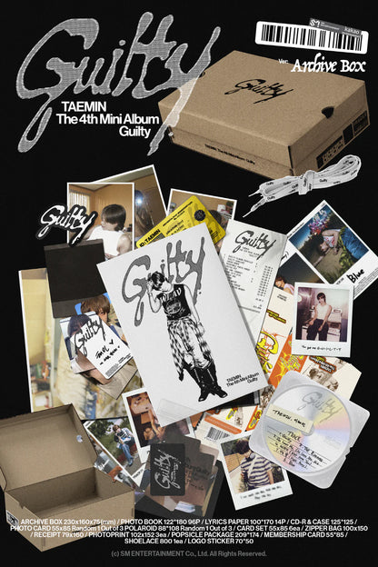 TAEMIN (SHINEE) - GUILTY 4TH MINI ALBUM [ARCHIVE BOX VER.]