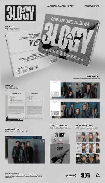 CNBLUE - 3LOGY 3RD ALBUM [POSTCARD VER.]