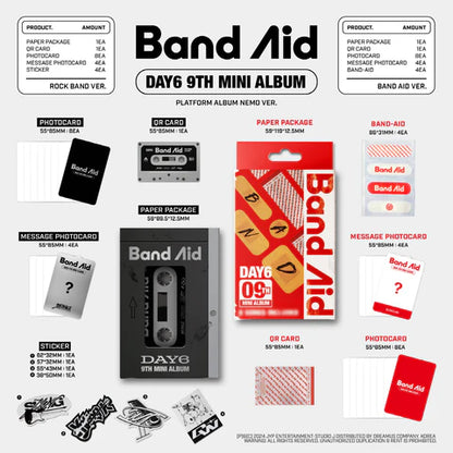 DAY6 - BAND AID 9TH MINI ALBUM