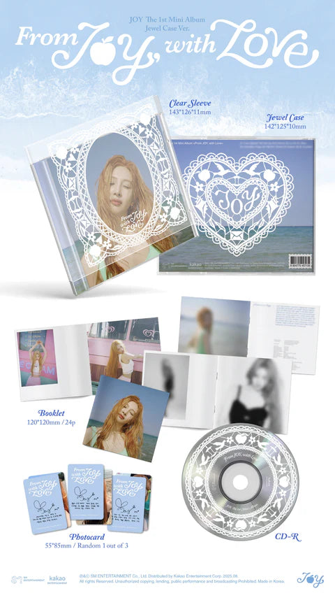 YERI - FROM JOY, WITH LOVE 1ST MINI ALBUM [JEWEL CASE VER.]