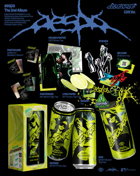 (PRE-ORDER) AESPA - LEMONADE 2ND ALBUM [CAN VER.]