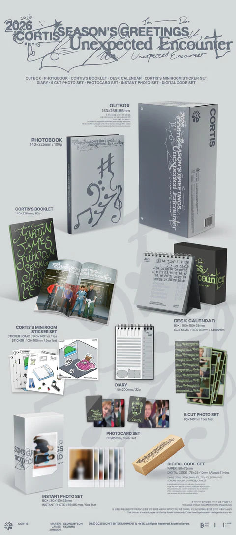 (PRE-ORDER) CORTIS - 2026 SEASON'S GREETINGS [UNEXPECTED ENCOUNTER]