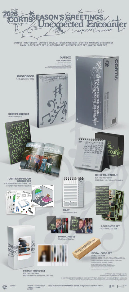 (PRE-ORDER) CORTIS - 2026 SEASON'S GREETINGS [UNEXPECTED ENCOUNTER]