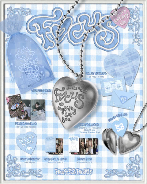 HEARTS2HEARTS - FOCUS 1ST MINI ALBUM [SMART HEART LOCKET VER.]