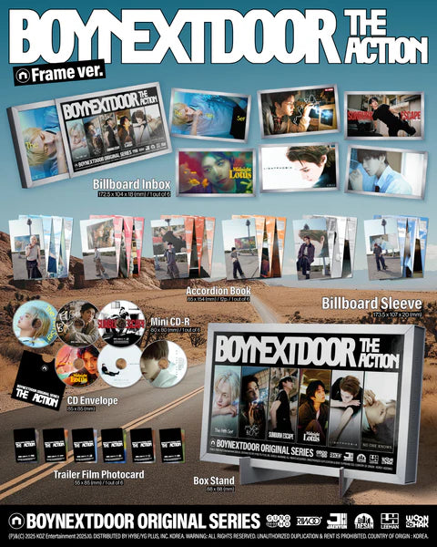BOYNEXTDOOR - THE ACTION 5TH EP ALBUM [FRAME VER.]