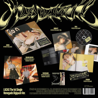 LUCAS - RENEGADE [DIGIPACK VER.] ALBUM