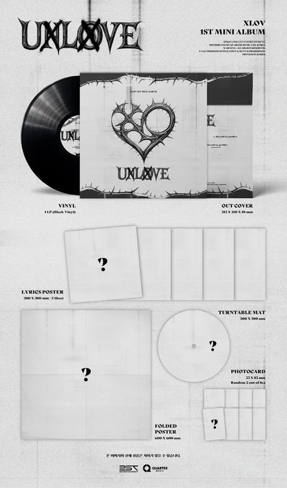 (PRE-ORDER) XLOV - UXLXVE 1ST MINI ALBUM [LP VER.]