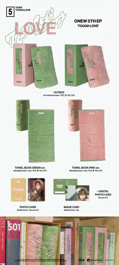 ONEW (SHINEE) - TOUGH LOVE 5TH MINI ALBUM [TOWEL BOOK VER.]