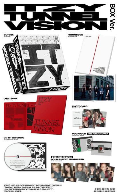 ITZY - TUNNEL VISION 11TH MINI ALBUM [BOX VER.]