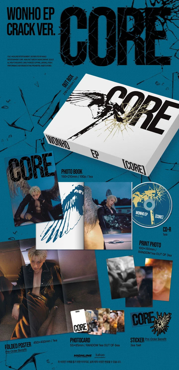 WONHO - CORE EP ALBUM [CRACK VER.]