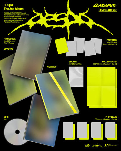 (PRE-ORDER) AESPA - LEMONADE 2ND ALBUM
