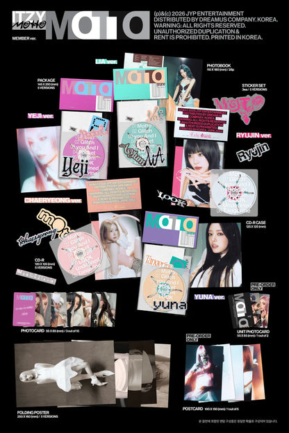 ITZY - MOTTO 12TH MINI ALBUM [MEMBER VER.]