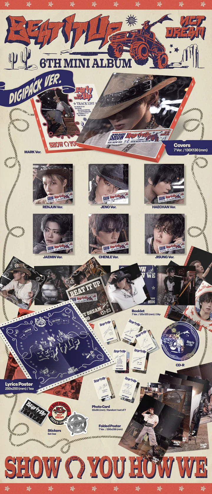 NCT DREAM - BEAT IT UP 6TO MINI ÁLBUM [VERSIÓN DIGIPACK]