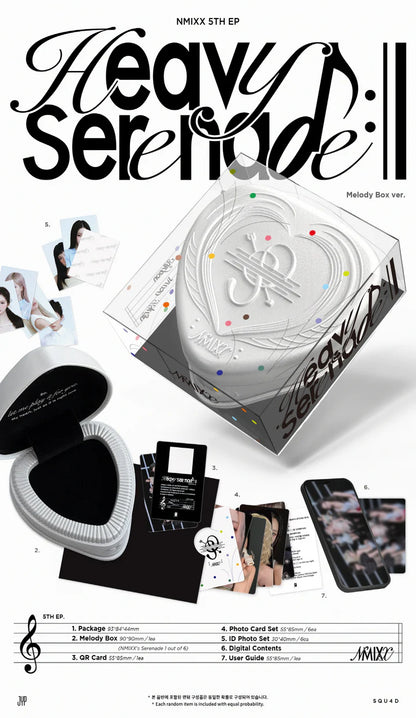 NMIXX - HEAVY SERENADE 5TH EP ALBUM [MELODY BOX VER.]