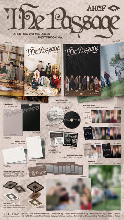 AHOF - THE PASSAGE 2ND MINI ALBUM [PHOTOBOOK VER.]