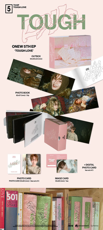 ONEW (SHINEE) - TOUGH LOVE 5TH MINI ALBUM [POCKET BOOK VER.]