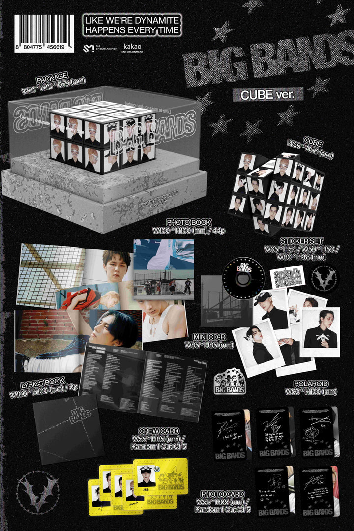 WAYV - GRANDES BANDAS 7MO MINI ÁLBUM [VERSIÓN CUBE]